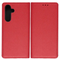 Кожен калъф тефтер и стойка Magnetic FLEXI Book Style за Samsung Galaxy A34 5G SM-A346B червен 
